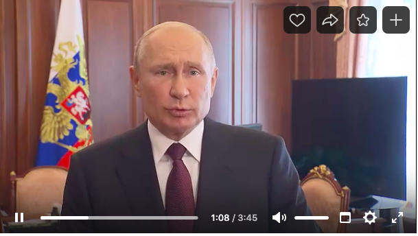 Президент России Владимир Путин выступил с обращением к выпускникам.
