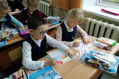 Уроки гигиены от бренда Tork: в школе Петрозаводска обучают детей правильно мыть руки